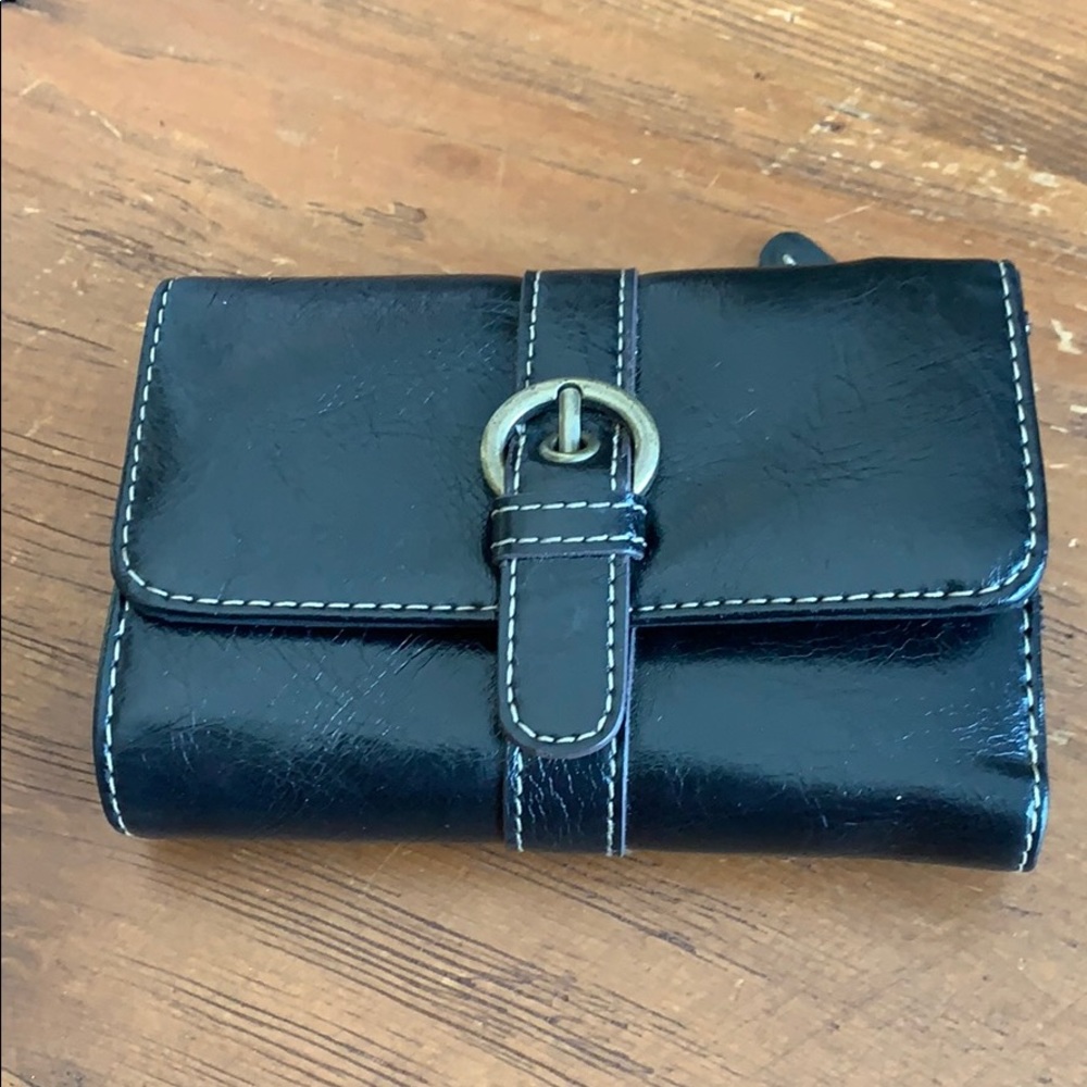 Little black trifold wallet
